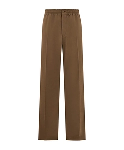 Ferragamo Straight-Leg Pleated Jogger Pants