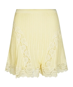 Lace Trim Mini Skirt
