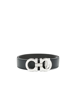 Gancini Buckle Reversible Belt