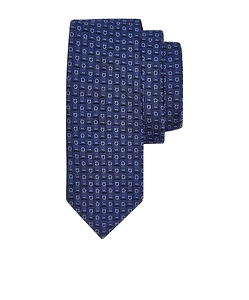 Logo-Embroidered Silk Tie