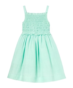 Smocked Ruffled Dress