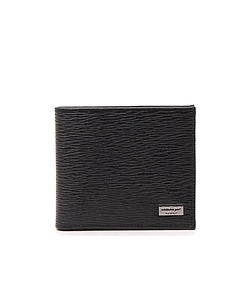 Logo-Plaque Bifold Wallet