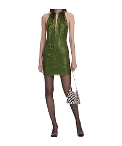 Self-Portrait Embellished Mini Dress