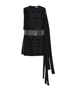 Mini Dress With Lace Detail