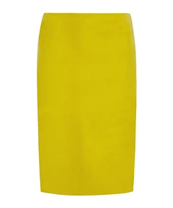 Nubuck Pencil Skirt