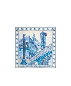 Palazzo Spini Feroni Print Silk Foulard