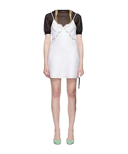 Shushu/Tong Cutout Bow Sling Dress