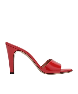 Round-Toe High-Heeled Sandals
