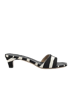 Round-Toe High-Heeled Sandals