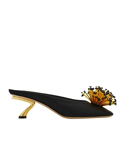 Ferragamo Safi Embellished Heel Mules