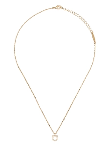 Salvatore Ferragamo Gancini Charm Embellished Necklace