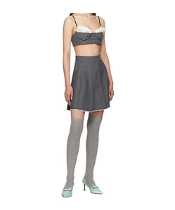 Twill Mini Skirt