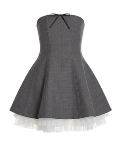 Twill Mini Dress