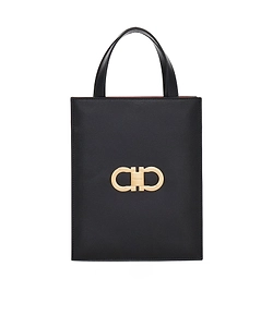 Salvatore Ferragamo Gancini-Plaque Mini Tote Bag