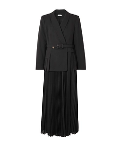Simkhai Alexandra Double-Breasted Long-Sleeved Dress