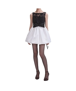 Self-Portrait Embellished Tulle Mini Dress