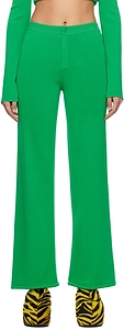 Ribbed Knit Track Pants