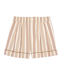 Saint Laurent Striped Pajama Shorts