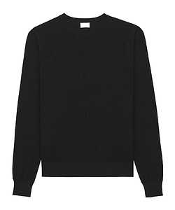 Crewneck Sweater In Seedstitch Cotton
