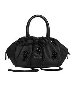 Embroidered Decorations Logo Clutch Bag