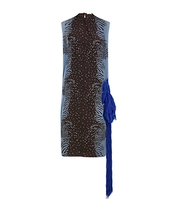 Silk Dress With Flower Detail