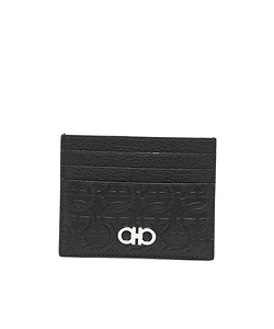 Ferragamo Gancini Embossed Card Holder