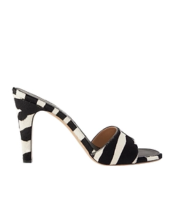 Tatiana Zebra Print High-Heeled Sandals