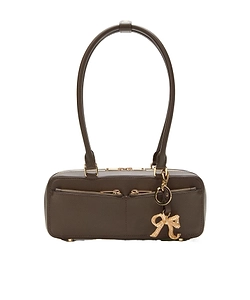 Self-Portrait Leather Baguette Shoulder Bag