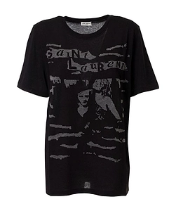 Jacquard Logo Crew Neck T-Shirt