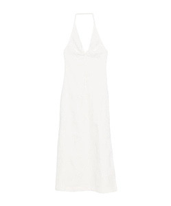Halterneck Embroidered Dress