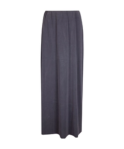 Elastic Waist Midi Skirt