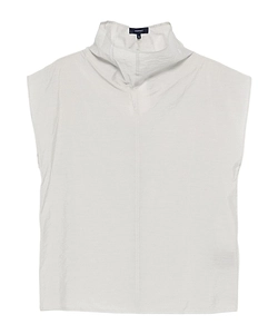High-Necked Sleeveless Vest