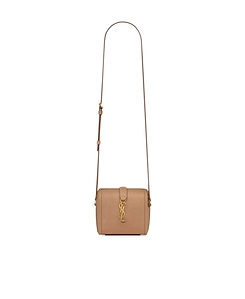 Mini Box Bag In Vintage Vegetable-Tanned Leather