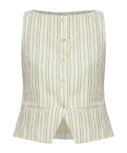 SamsØE SamsØE Saloves Striped Vest