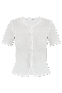 SamsØE SamsØE Buttoned Ribbed Top