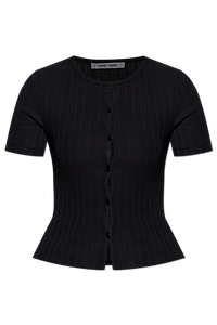 SamsØE SamsØE Buttoned Ribbed Top