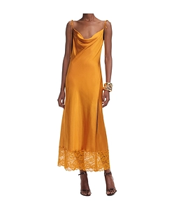 Self-Portrait Spaghetti Strap Midi Dress