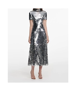 Sequin Midi Dress