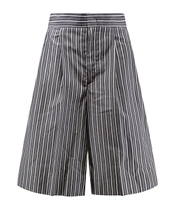 Soeur Henna Pinstripe Pleated Shorts
