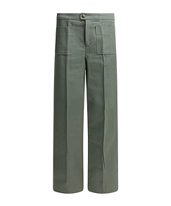 Straight-Leg Casual Pants