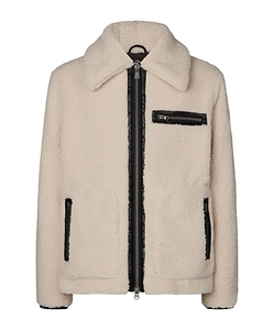 Jeans Jacket With Long Sleeves And Zipper