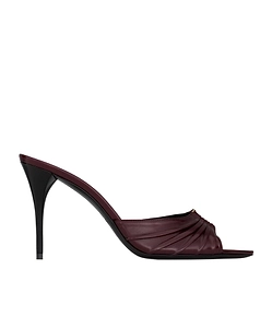 Saint Laurent Babylone Logo Plaque Mules