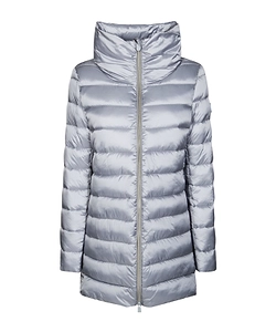 Lydia High-Neck Quilted Coat