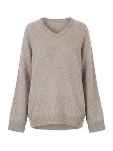 V-Neck Knitted Sweater