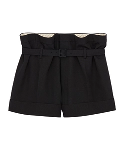 Saint Laurent Belted Paperbag Shorts