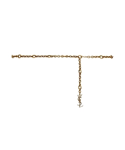 Saint Laurent Cassandre Chain Belt