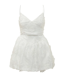 Self-Portrait Floral Organza Mini Dress