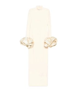 Long-Sleeve Maxi Dress