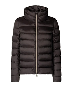 Stand Collar Quilted Cotton-Padded Jacket