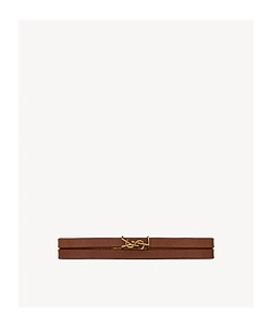 Saint Laurent Cassandre Double-Wrap Bracelet